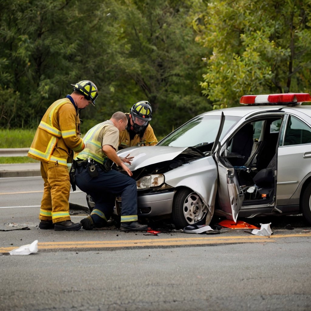An accident illustrating why knowing what is car insurance