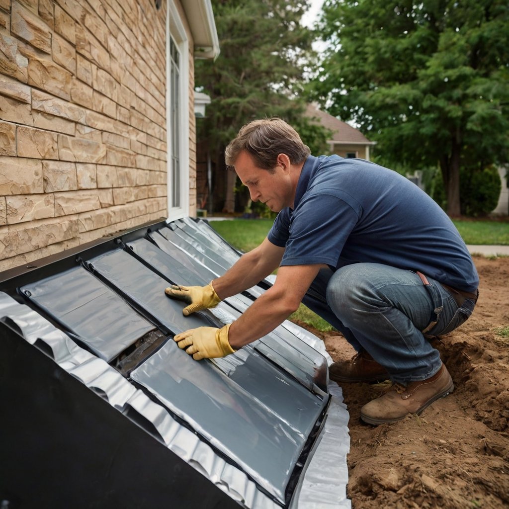 Homeowner placing sandbags to protect against floodwaters- How Can I Protect My Home From Floods and Earthquakes?