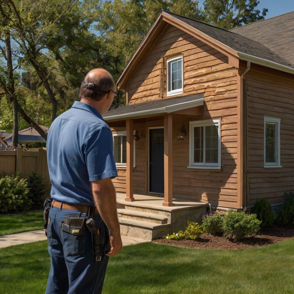 House being inspected