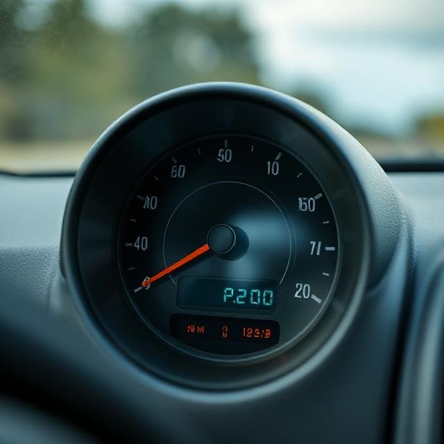 Vehicle with a mileage record or GPS monitoring.